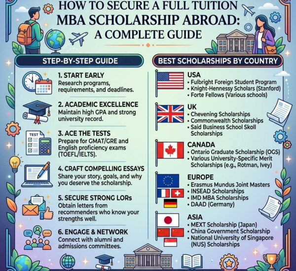 How to Secure a Full Tuition MBA Scholarship Abroad A Complete Guide
