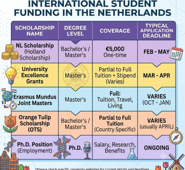 International Student Funding in the Netherlands — Complete Scholarship Guide