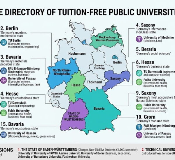Tuition-Free Universities in Germany for International Students — Complete State-by-State Guide